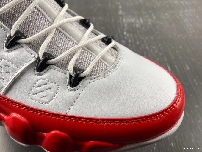 One Kick Retro White Red Gym Jordan 302370-160 9 Air 0805